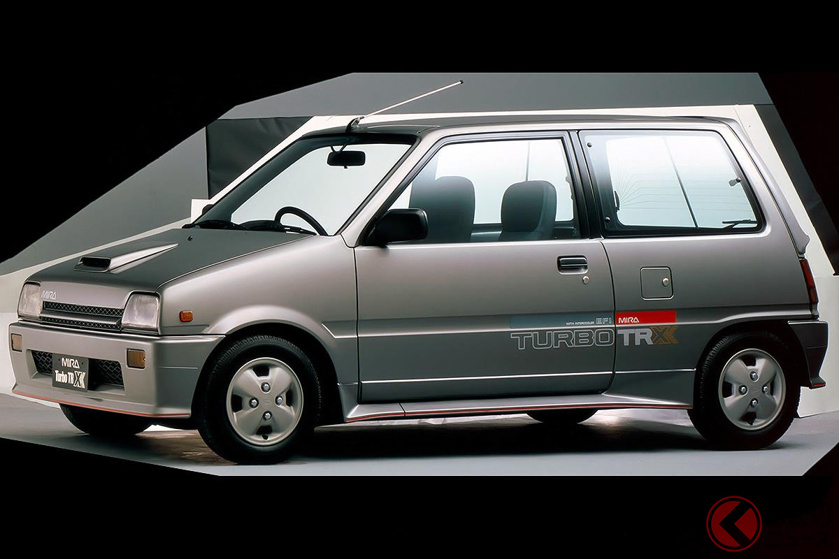 シックな外観ながらしっかりと高性能さを誇った「ミラ TR-XX EFI」