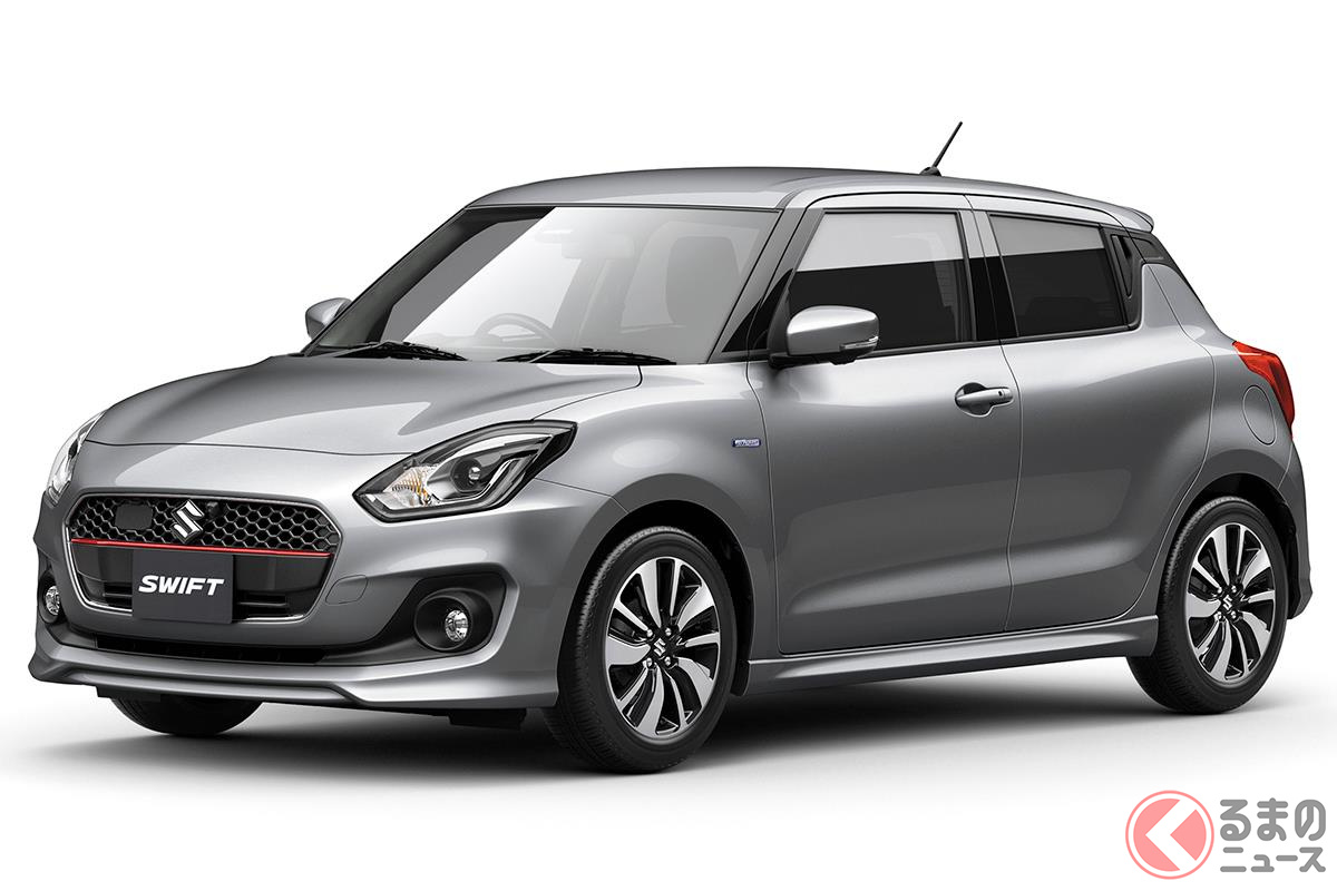 ローパワーなエンジンながら軽自動車並の軽量ボディで優れた走りの「スイフト RS」(画像はRSハイブリッド)