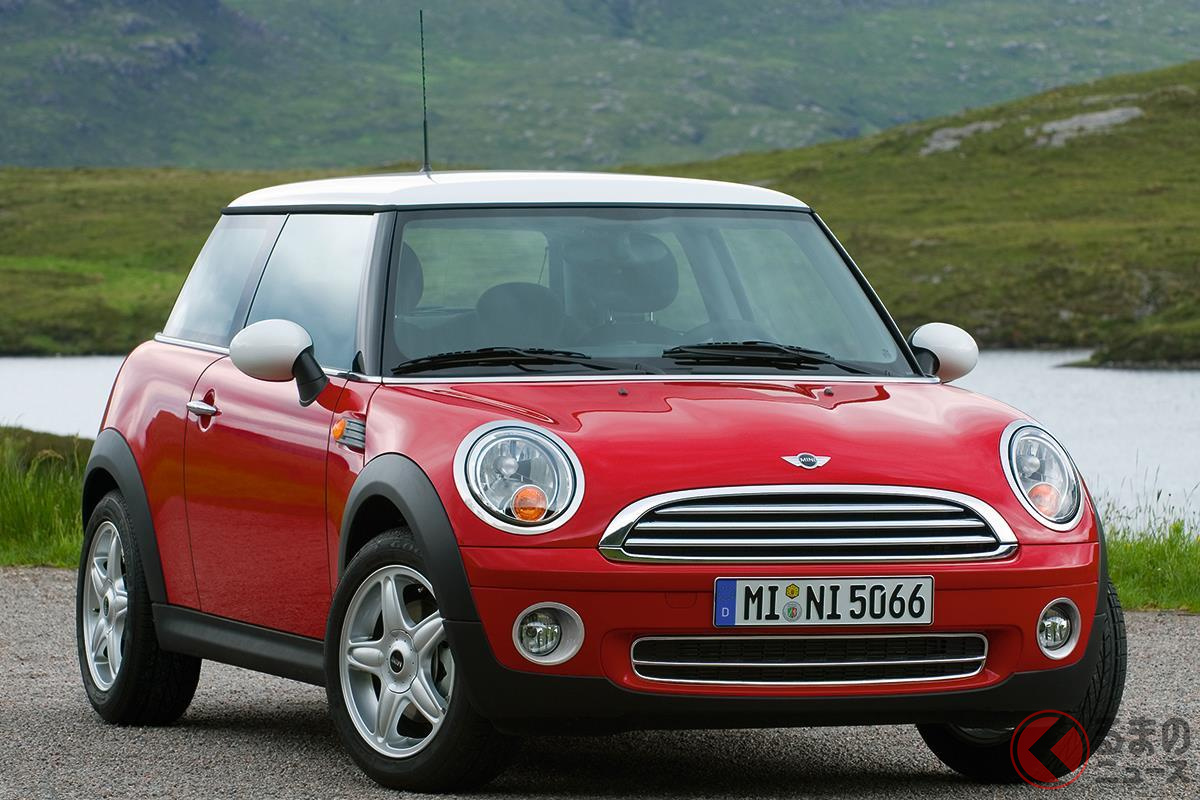 クイックなハンドリングと優れたデザインで人気となった「ミニクーパー」
