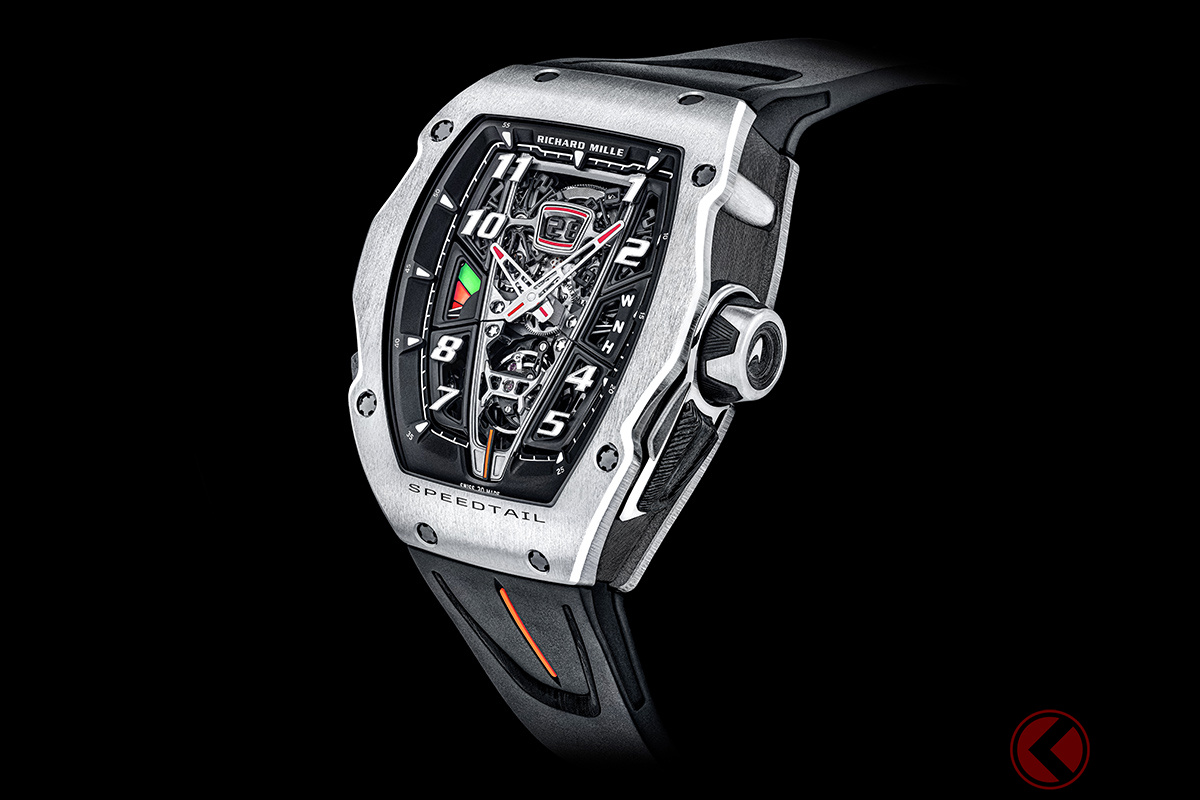 リシャール・ミルがマクラーレン・オートモーティブとの5年目のパートナーシップにあたり製作した「RM 40-01 オートマティック トゥールビヨン マクラーレン スピードテール」