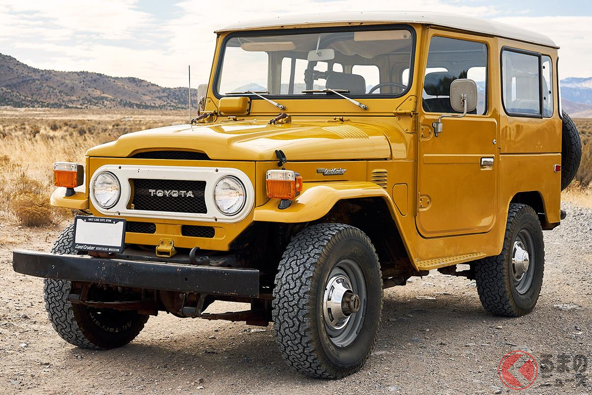 トヨタの本格的なグローバル展開の礎になった「ランドクルーザー 40」(画像は北米仕様)