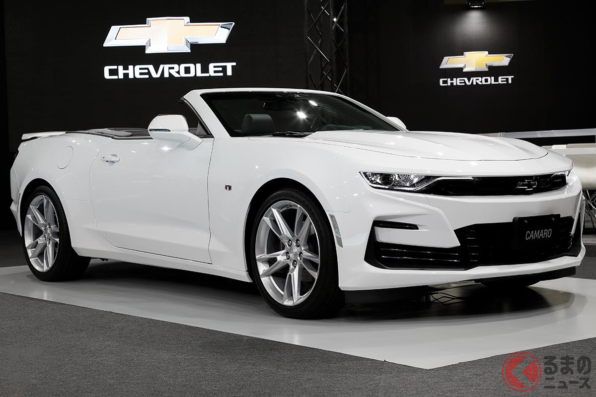 マッスルなモデルでも2リッター直4エンジンを搭載する「カマロ」