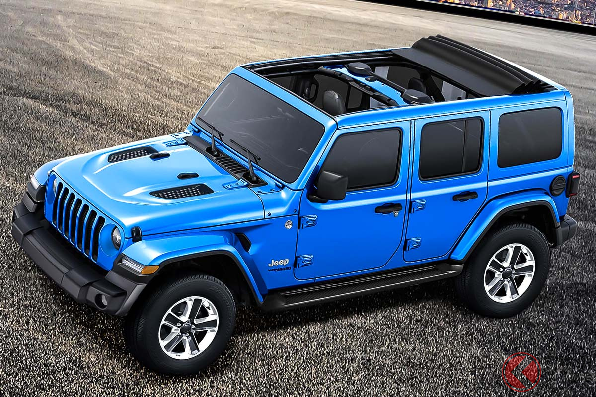 300台限定、車両価格628万円(消費税込)のジープ「ラングラー・アンリミテッド・サハラ・スカイワンタッチパワートップ」