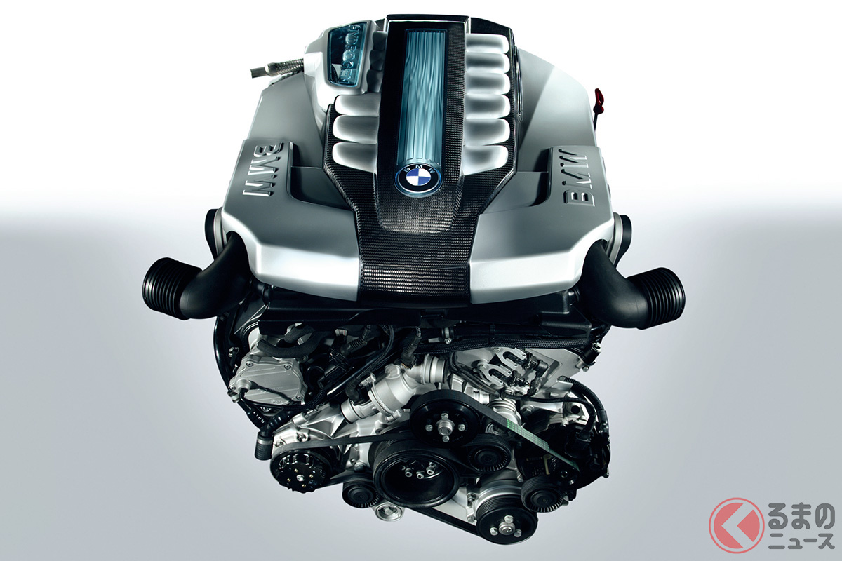 「ハイドロジェン7」のパワーユニットは、6リッターV型12気筒「バルブトロニック」ガソリン自然吸気エンジンがベース
