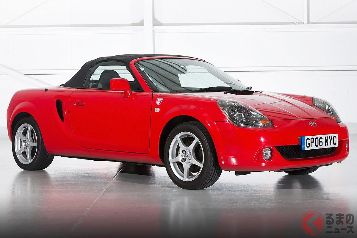 過激すぎない性能のピュアスポーツカーへと回帰した「MR-S」(画像は欧州仕様)