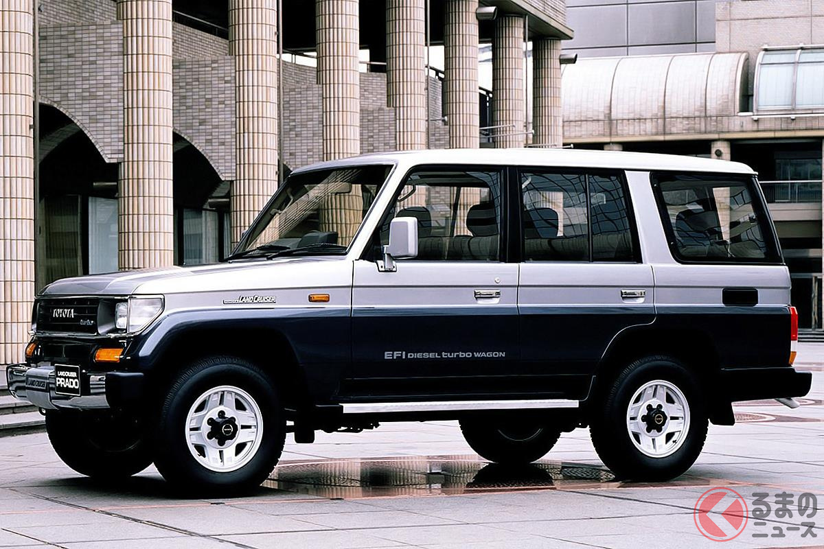 都会的なデザインのライトデューティ・クロカン車「70系 ランドクルーザープラド」