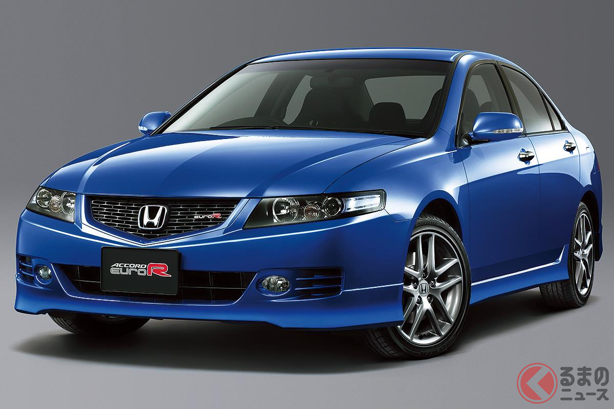 高回転高出力なNAエンジンを搭載したシリーズ最後の高性能モデル「アコード ユーロR」