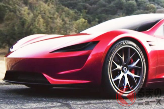 ジェットコースター級に過激 テスラ新型 ロードスター スペースx の鬼気迫る加速がスゴい くるまのニュース ジェットコースター級に過激 テスラ新型 ロードスター スペースx の鬼気迫る加速がスゴい くるまのニュース