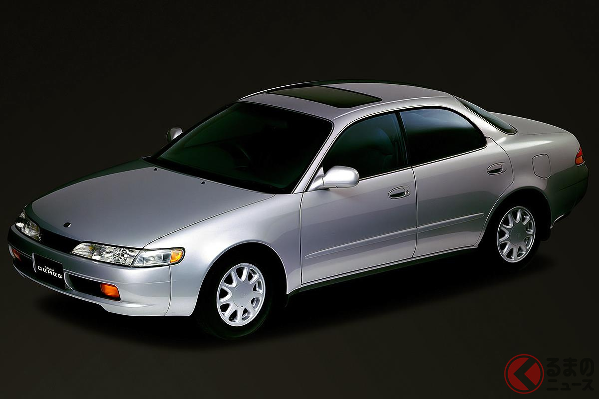 スタイリッシュなフォルムは実用性よりもデザインを優先した「カローラセレス」