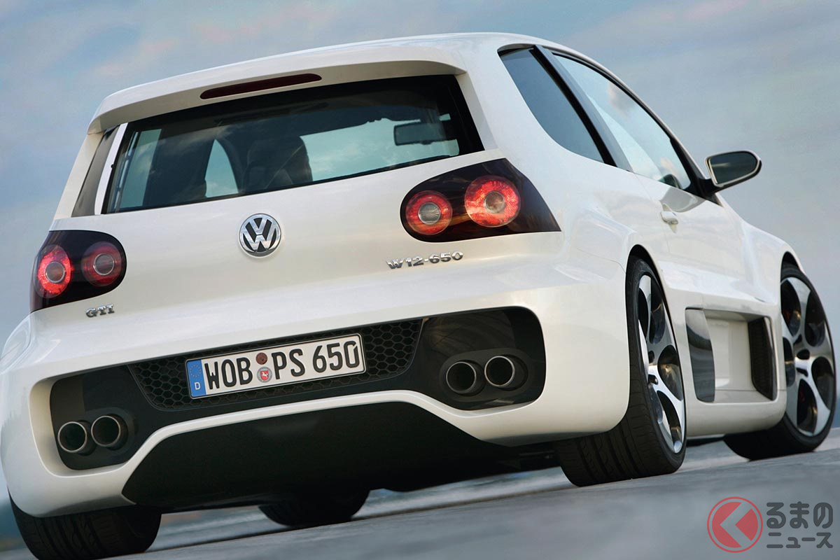 2007年に開催されたGTIミーティング「ヴェルターゼー」でお披露目されたVW「ゴルフGTI W12-650」