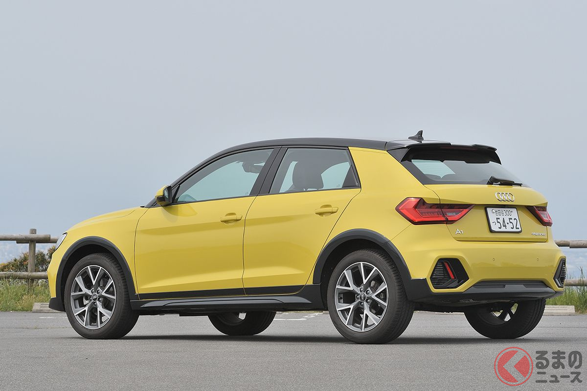 アウディ「A1シティカーバー」。A1スポーツバックよりも車高が40mm高くなっている