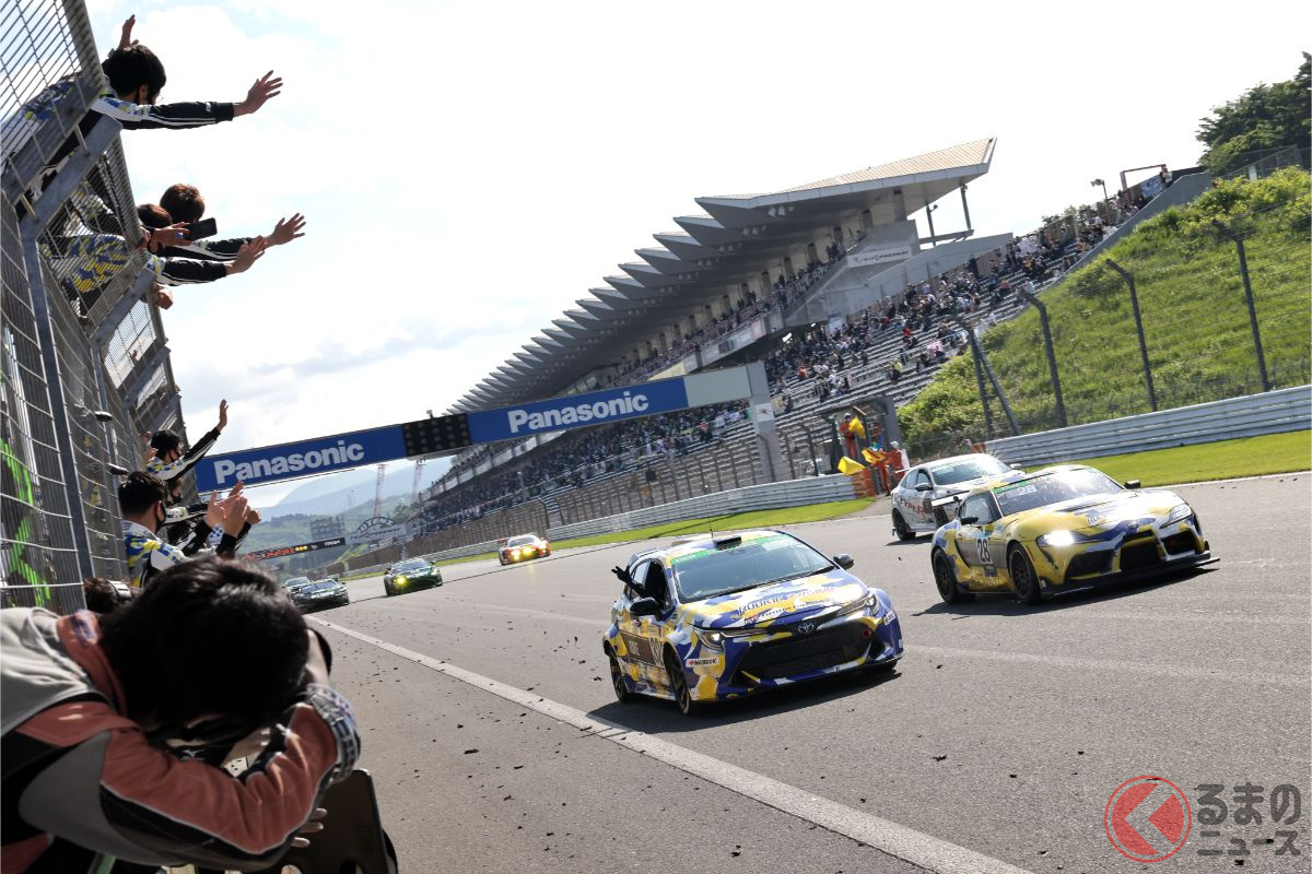 24時間を完走したカローラスポーツ。 水素エンジンという「夢の扉」はいま開かれた!