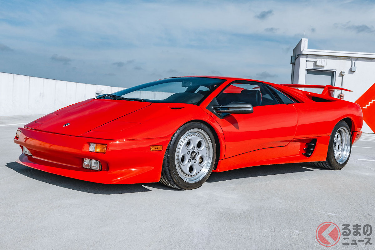 2020年に誕生から30周年を迎えたランボルギーニ「ディアブロ」は、再評価の兆し(C)2021 Courtesy of RM Sotheby's