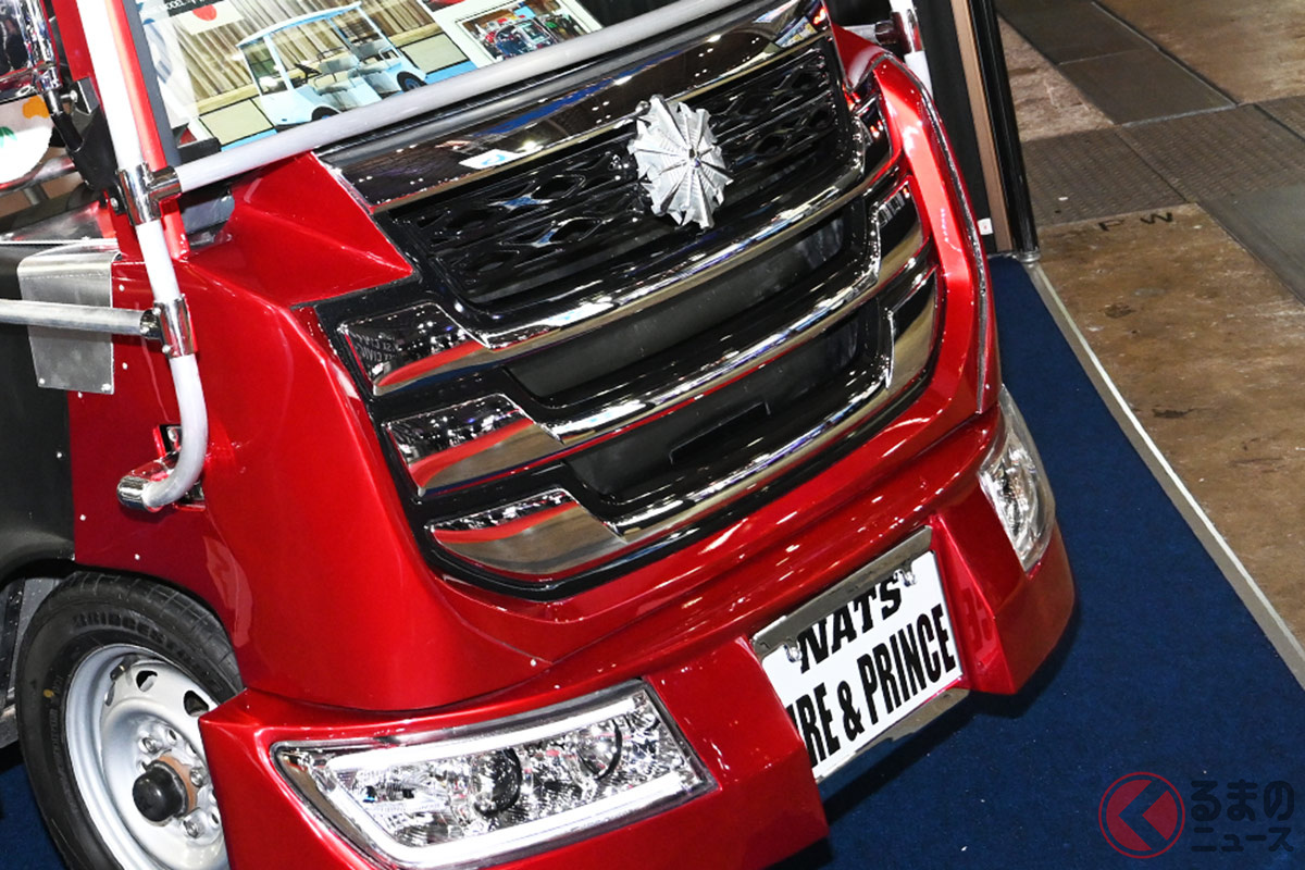 放水可能な6輪消防車となる「ちびっこ消防車」(画像提供:NATS)