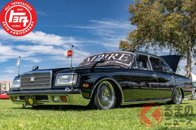 車高低っ トヨタ最高級セダン センチュリー 登場 激レアトヨタ車が米国で愛される訳 くるまのニュース 車高低っ トヨタ最高級セダン センチュリー 登場 激レアトヨタ車が米国で愛される訳 くるまのニュース