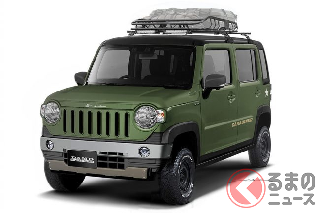 軍用車に大変身 スズキ ハスラー がタフガイに 専用ボディキットを公開 くるまのニュース 軍用車に大変身 スズキ ハスラー がタフガイに 専用ボディキットを公開 くるまのニュース