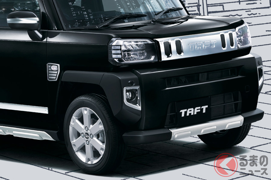 2020年6月10に発売された新型「タフト」(写真はオプション装着車)