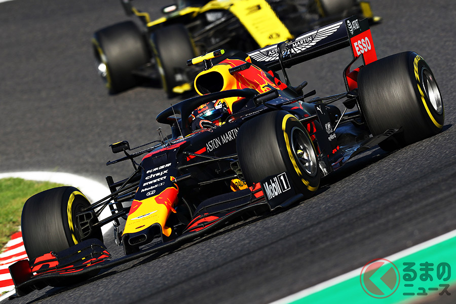 2019年の日本GPに参戦したAston Martin Red Bull Racingのマシン