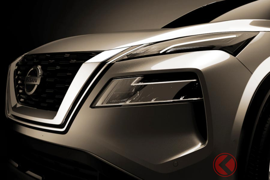 日産新型「ローグ」のティザー画像