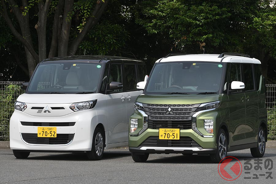 左:eKスペース/右:eKクロススペース