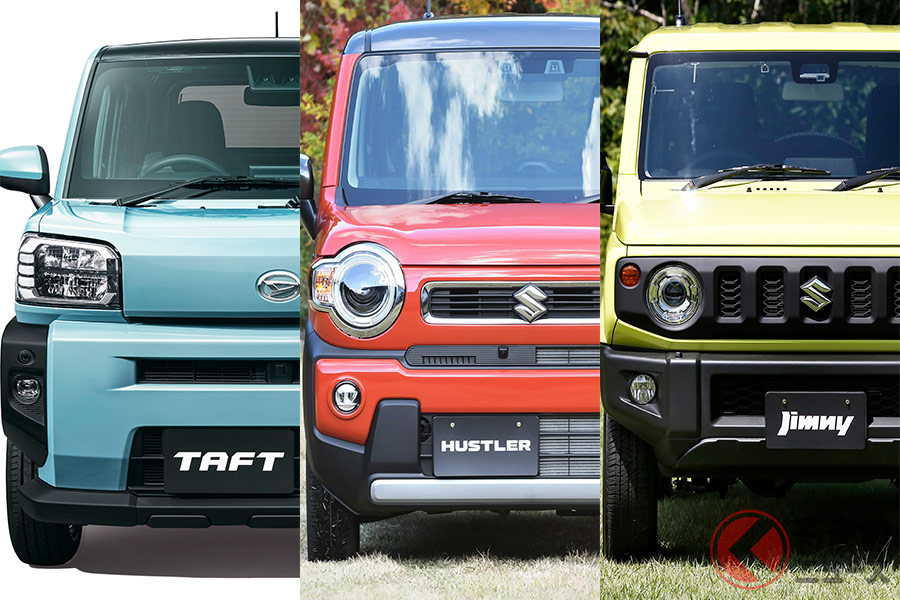 軽の三つ巴合戦開幕 タフト ハスラー ジムニーの似て非なる違いとは くるまのニュース 軽の三つ巴合戦開幕 タフト ハスラー ジムニーの似て非なる違いとは くるまのニュース