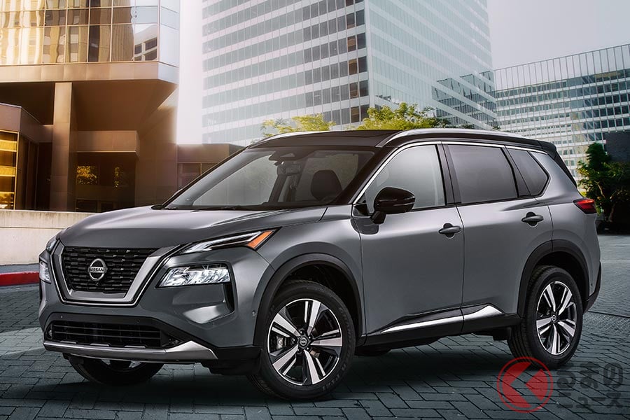 次期型エクストレイルともいえる日産新型「ローグ」(北米仕様)