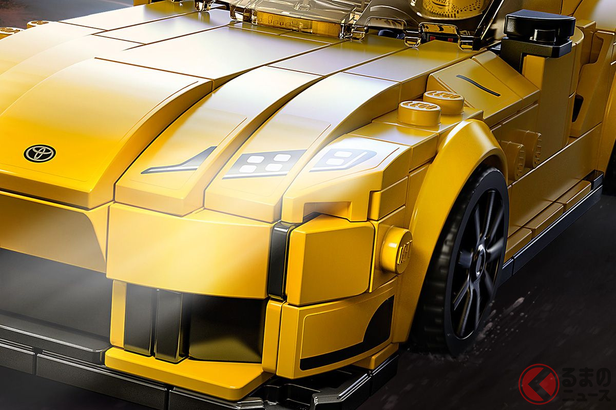 299個のパーツからなるレゴ版スープラ