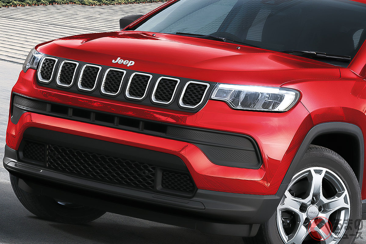 マイナーチェンジしたジープ「コンパス」の車両価格は、346万円(消費税込)からとお手頃だ