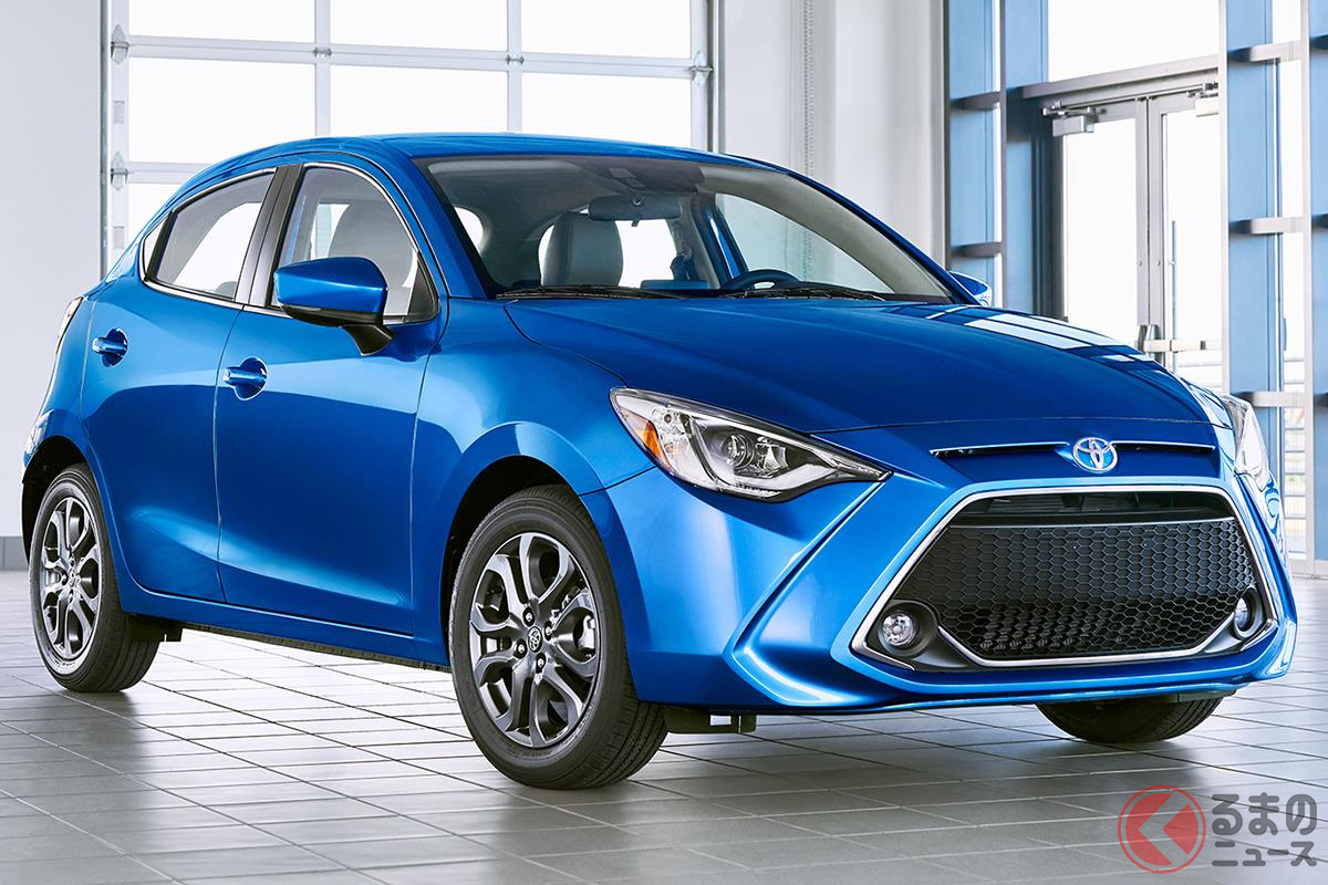 「マツダ2」をベースにトヨタ顔に作り変えられた「ヤリス ハッチバック」