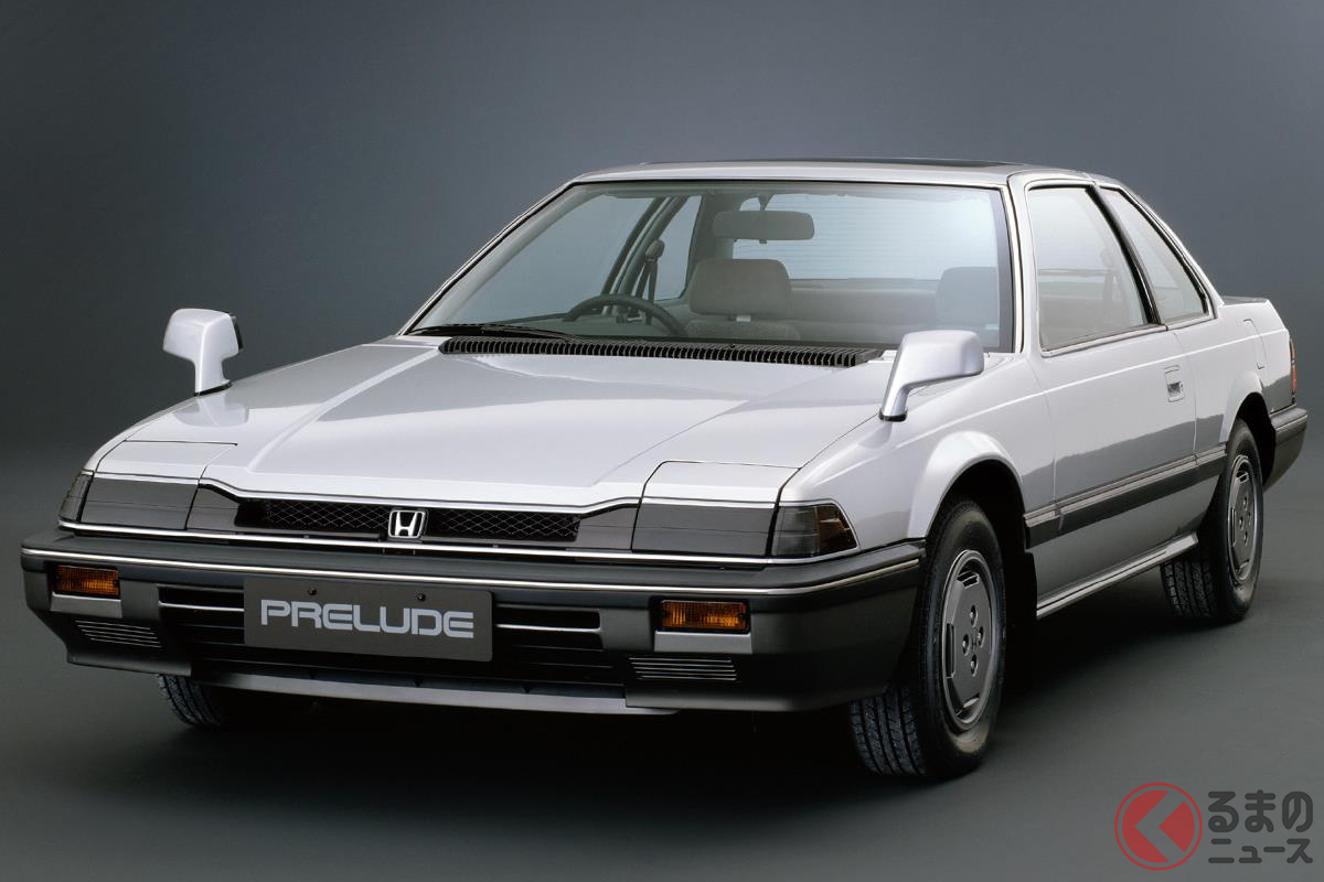 ドアミラー解禁直前にデビューした2代目「プレリュード」
