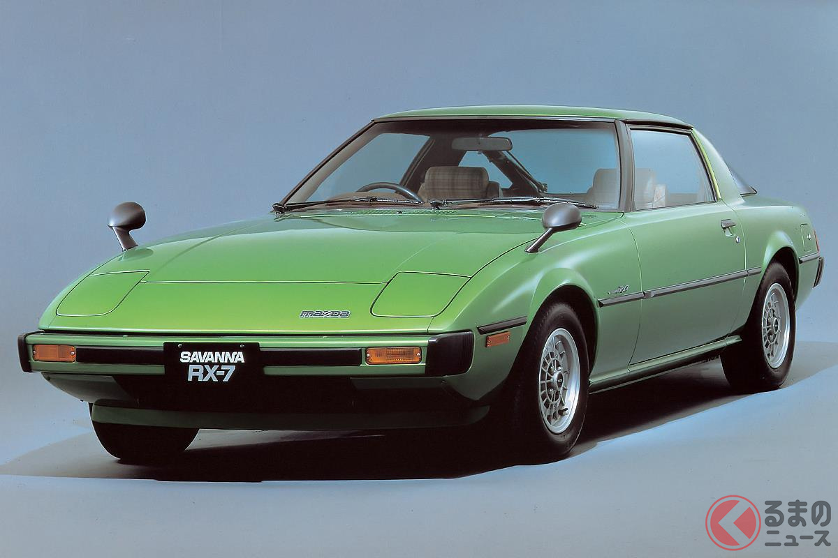 低いボンネットにフェンダーミラーは似合わない「サバンナRX-7」