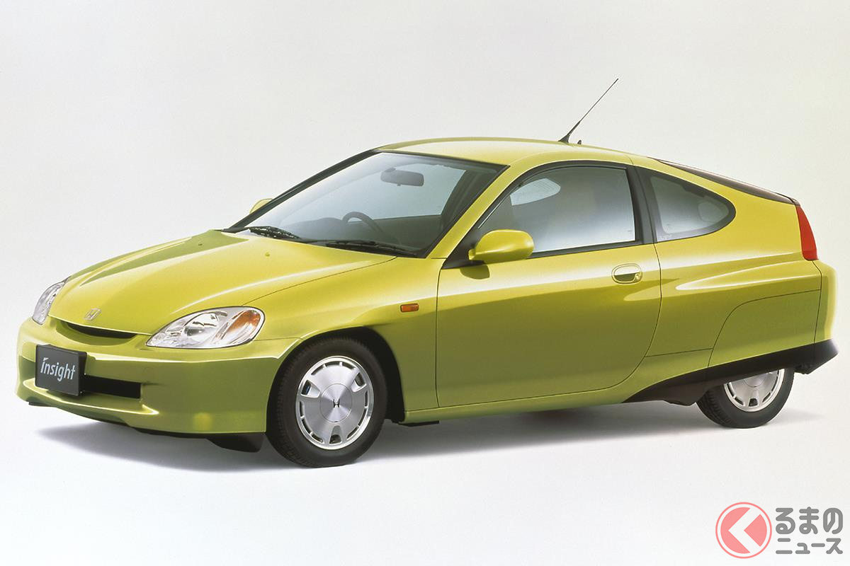 コストを惜しまずに設計されたストイックなHVの初代「インサイト」