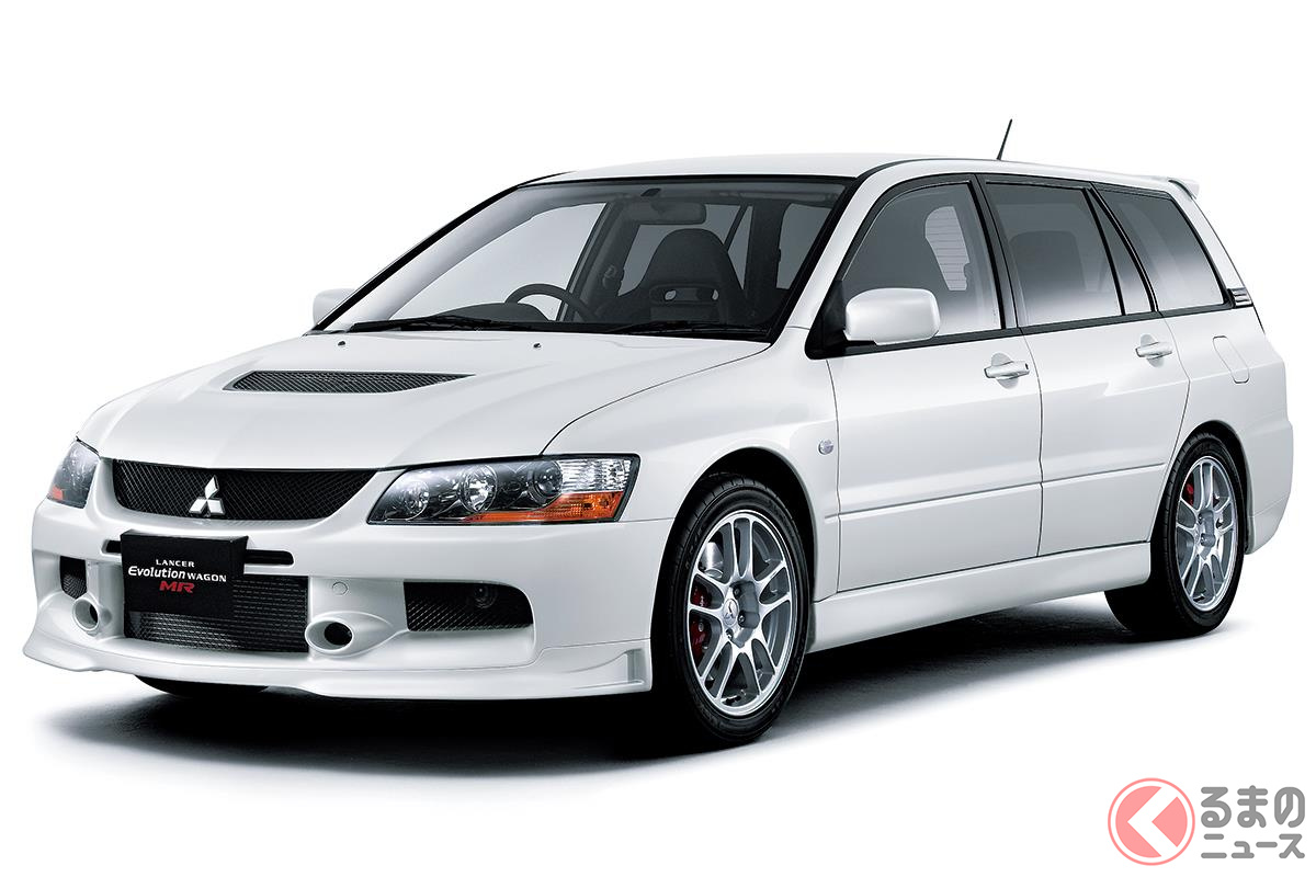 セダンに匹敵するパフォーマンスを誇った「ランサーエボリューションワゴン MR」