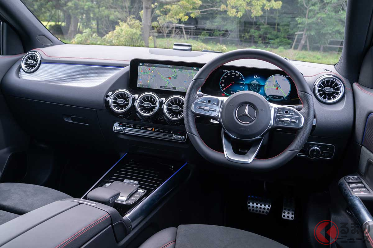 メルセデス・ベンツ新型「EQA」のインパネ