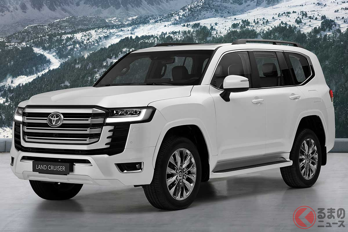 すでに中東などでは販売されている新型「ランドクルーザー(300系)」(海外仕様)