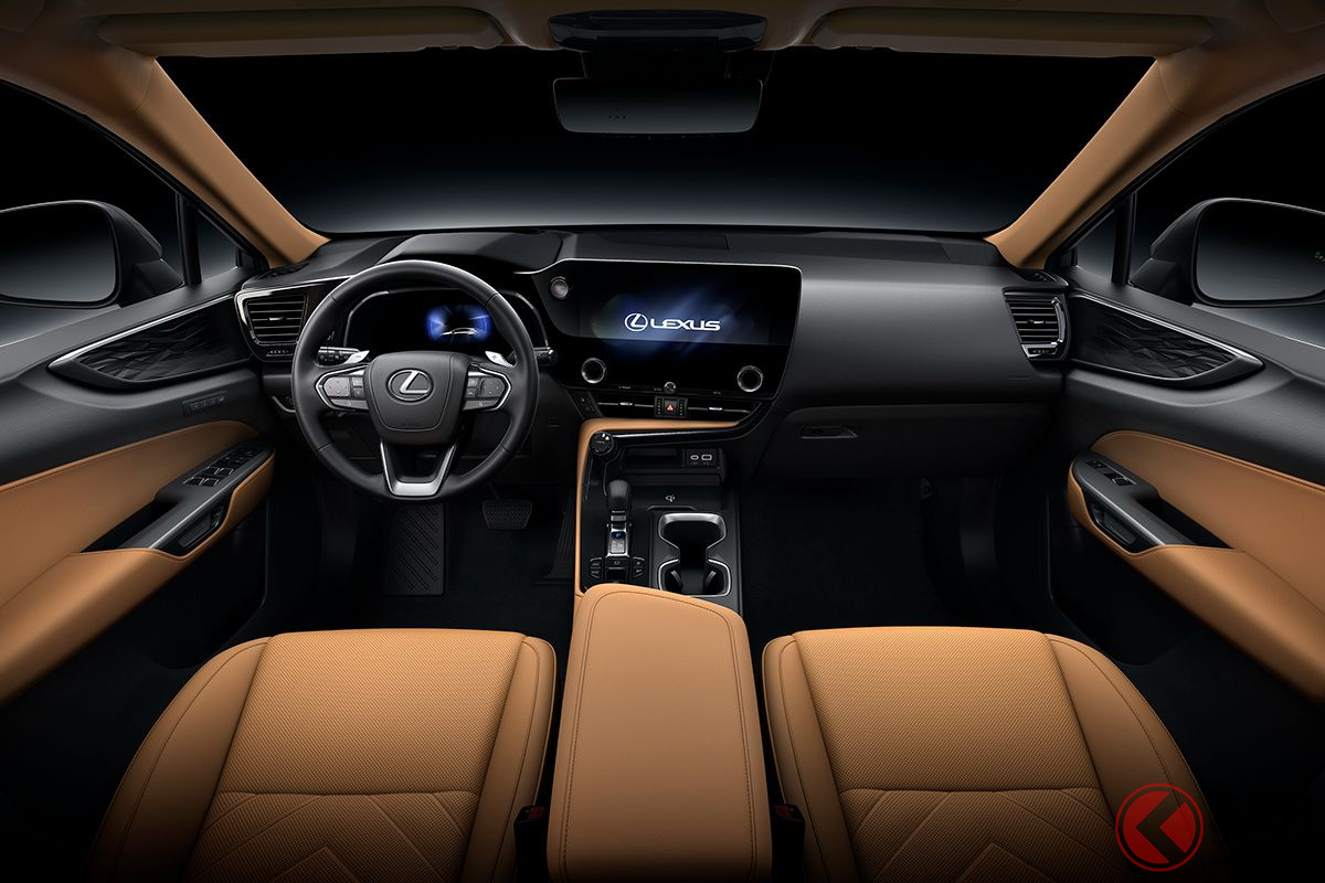 レクサス新型「NX」のインパネ