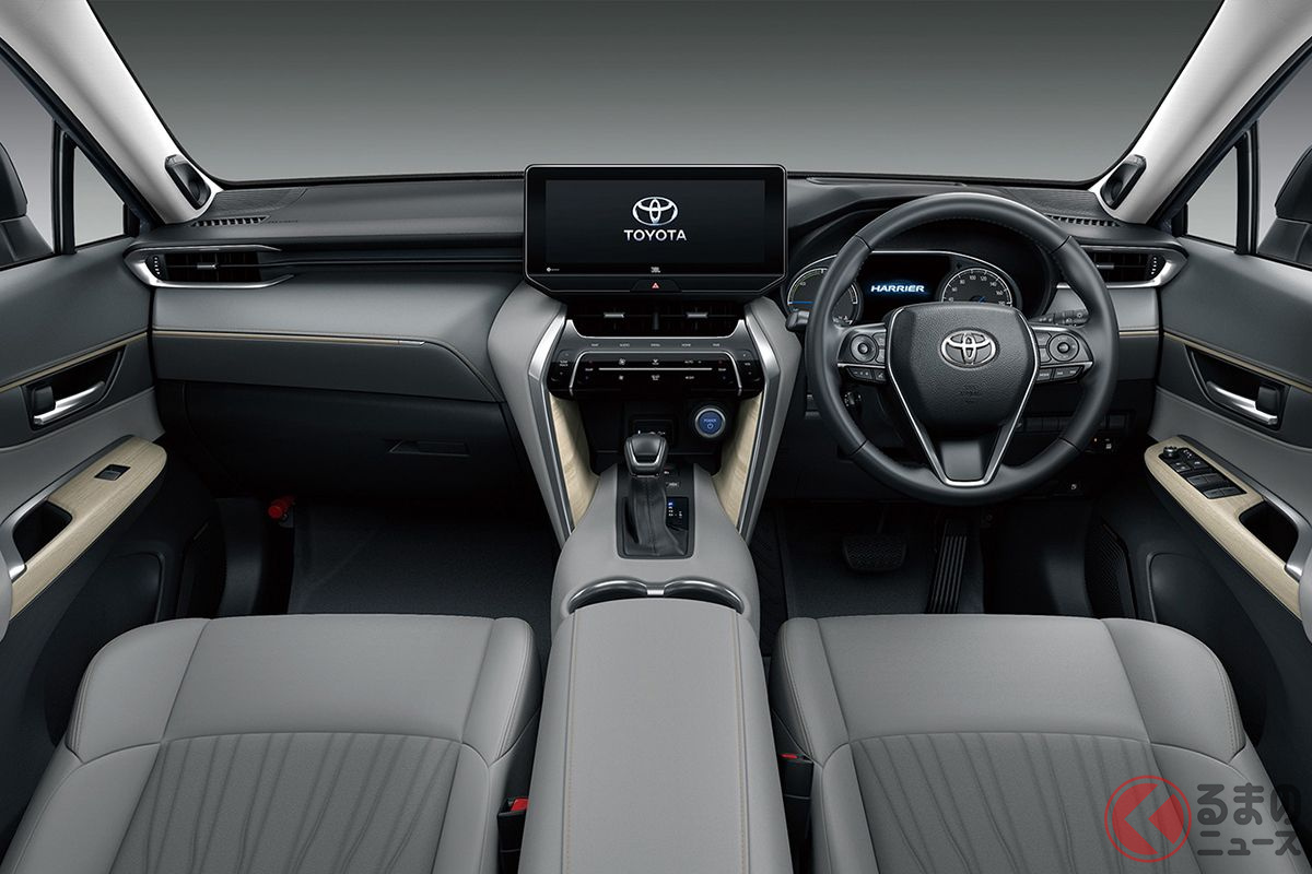 トヨタ新型「ハリアー」のインパネ