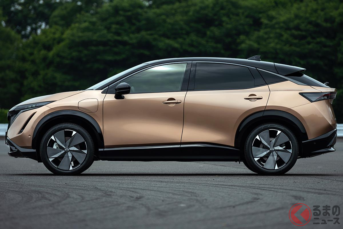 ワンモーションのキャビンが美しく、発売まで秒読みの新型電動SUV「アリア」