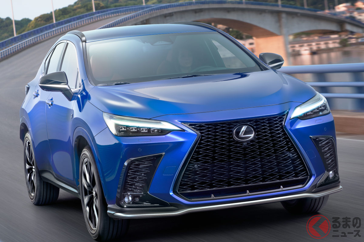 次世代レクサスの第一弾、新型「NX」は初のPHEV導入&新ロゴを採用して7年ぶりにフルモデルチェンジ!(プロトタイプ)