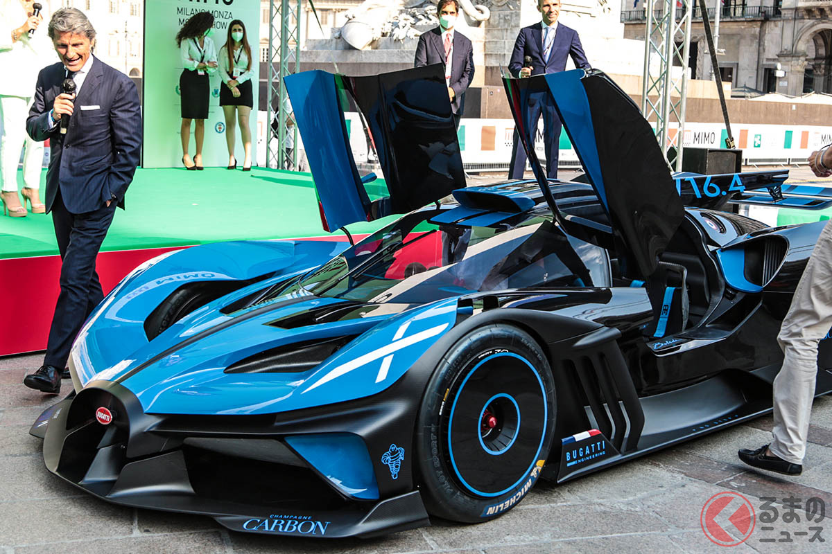 ブガッティ「ボライド」が、MIMOでワールドプレミア!