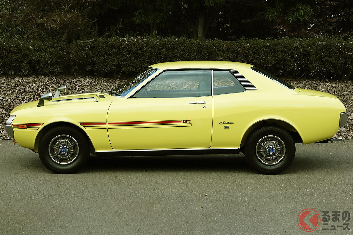 シャープなフロントフェイスに美しいサイドビューが特徴の「セリカ」