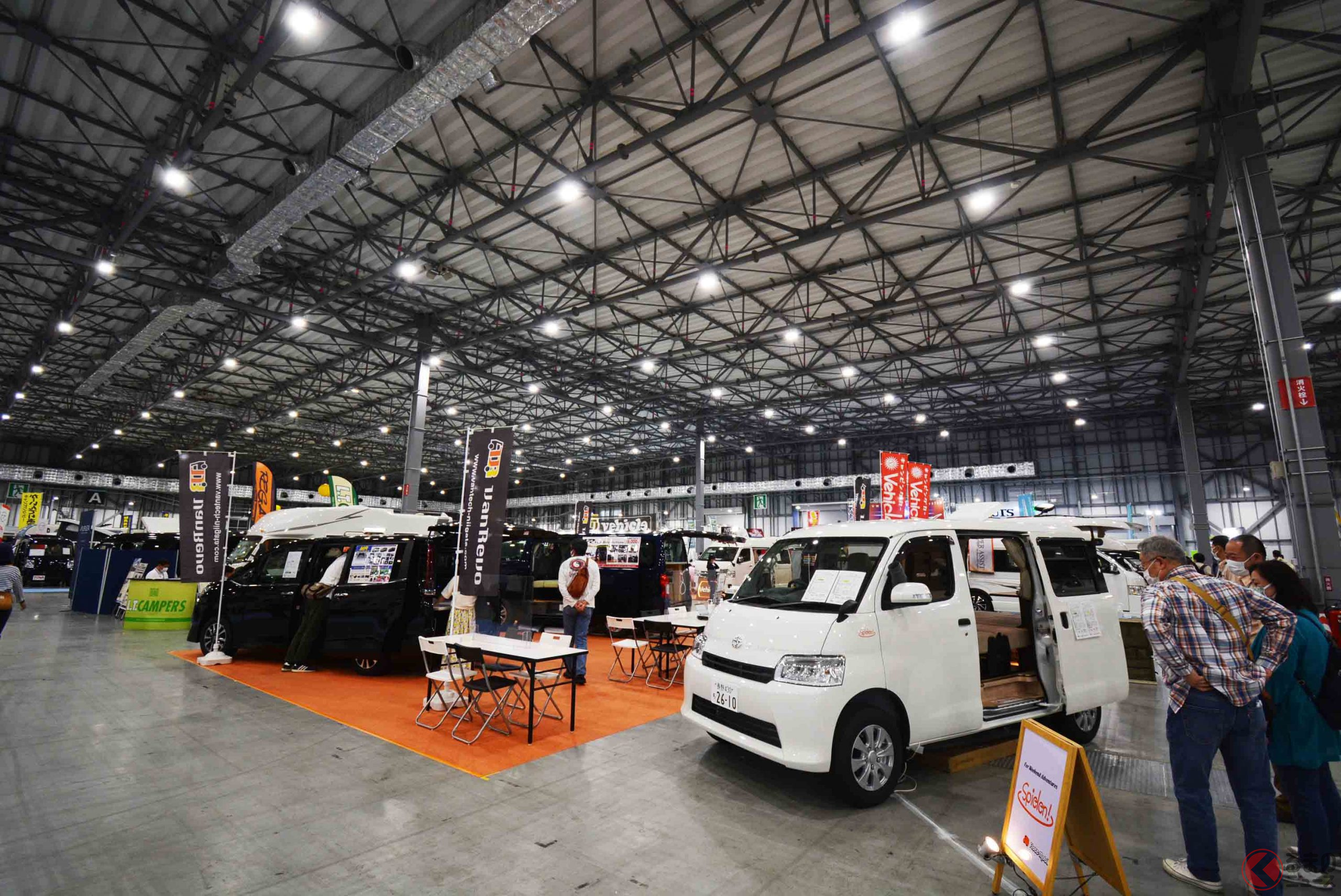 2021年6月12日・13日に東京ビッグサイトで開催された「東京キャンピングカーショー2021」の様子
