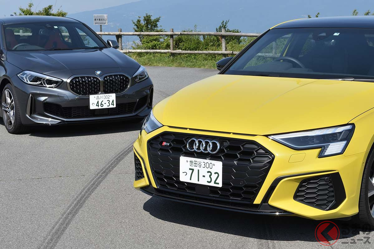 アウディ新型「S3」とBMW「M135i xDrive」
