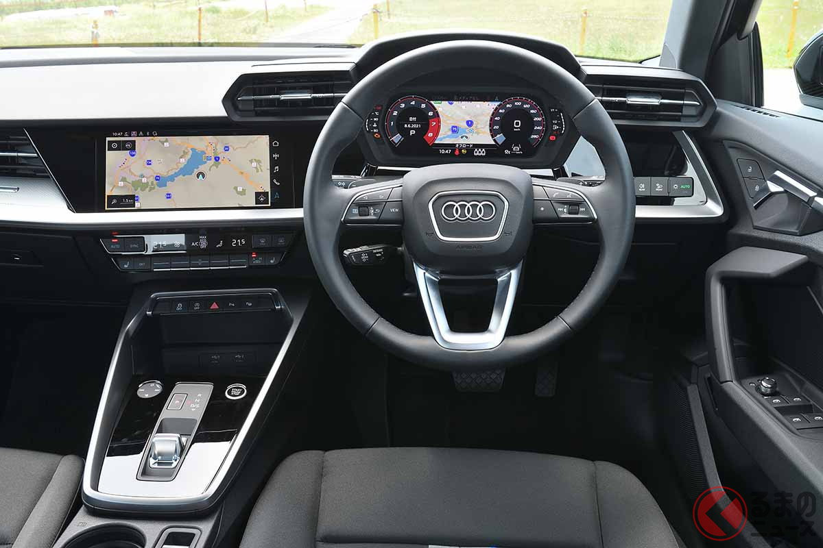 アウディ「A3スポーツバック」のインパネ