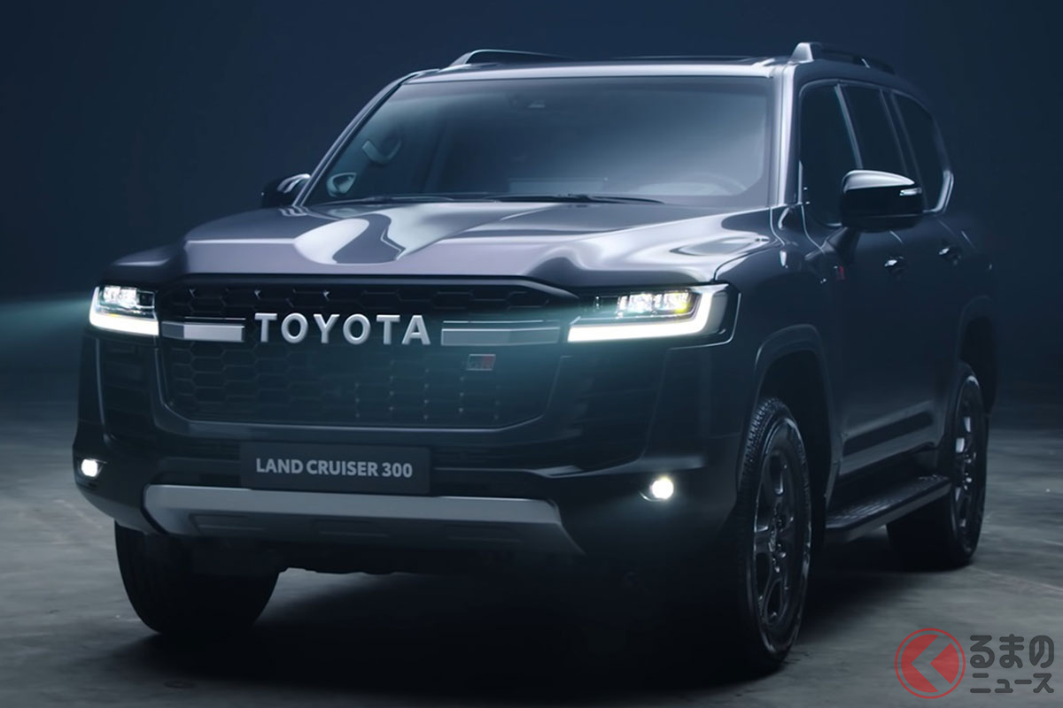 トヨタ新型「ランドクルーザー GRスポーツ」(画像:ロシアトヨタの公式YouTubeより)