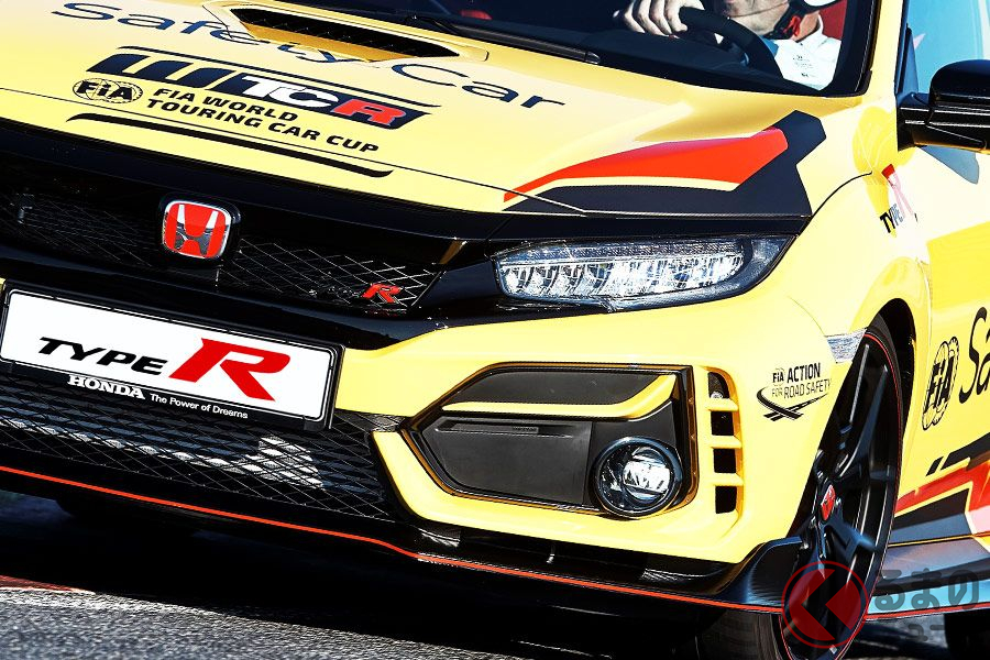WTCRの2020年シーズンにオフィシャルセーフティカーとして採用されたホンダ「シビックタイプR リミテッドエディション」