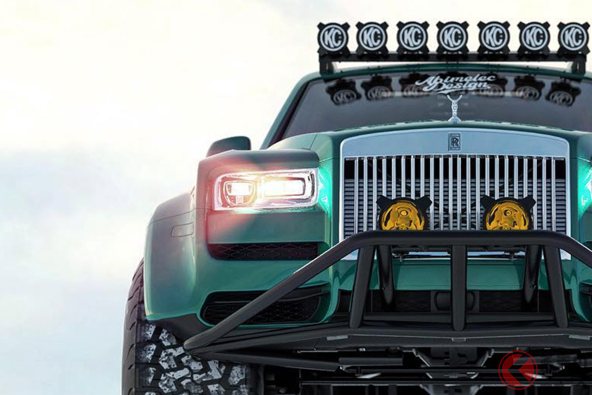 3800万円越えのロールスロイス「カリナン」に本格オフロード仕様!?(photo:Abimelec Design)