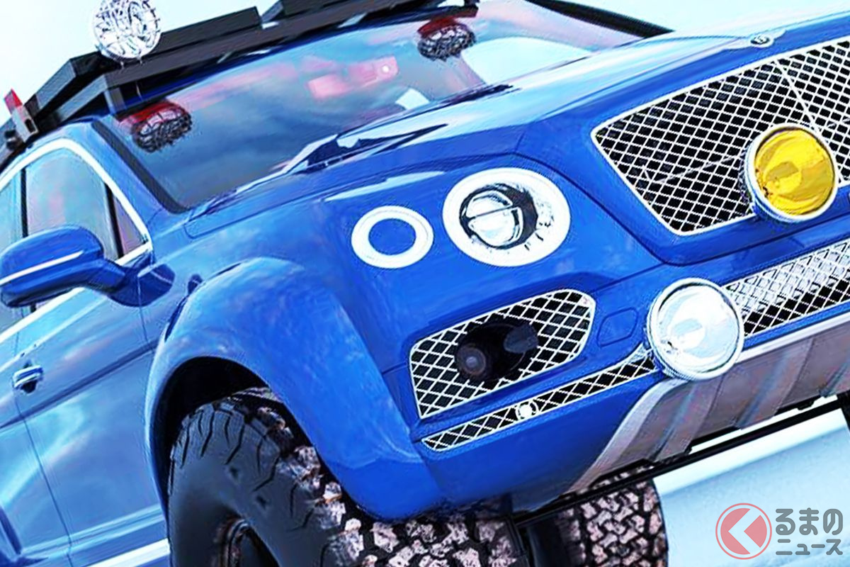 極太タイヤにオーバーフェンダー!ベントレーのSUV「ベンテイガ」の妄想カスタマイズ(photo:Abimelec Design)