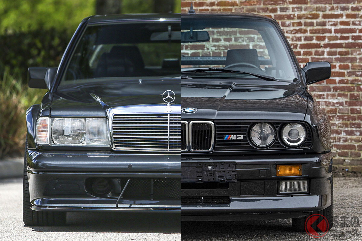 永遠のライバルである「190Eエボ2」と「M3」(C)2021 Courtesy of RM Sotheby's