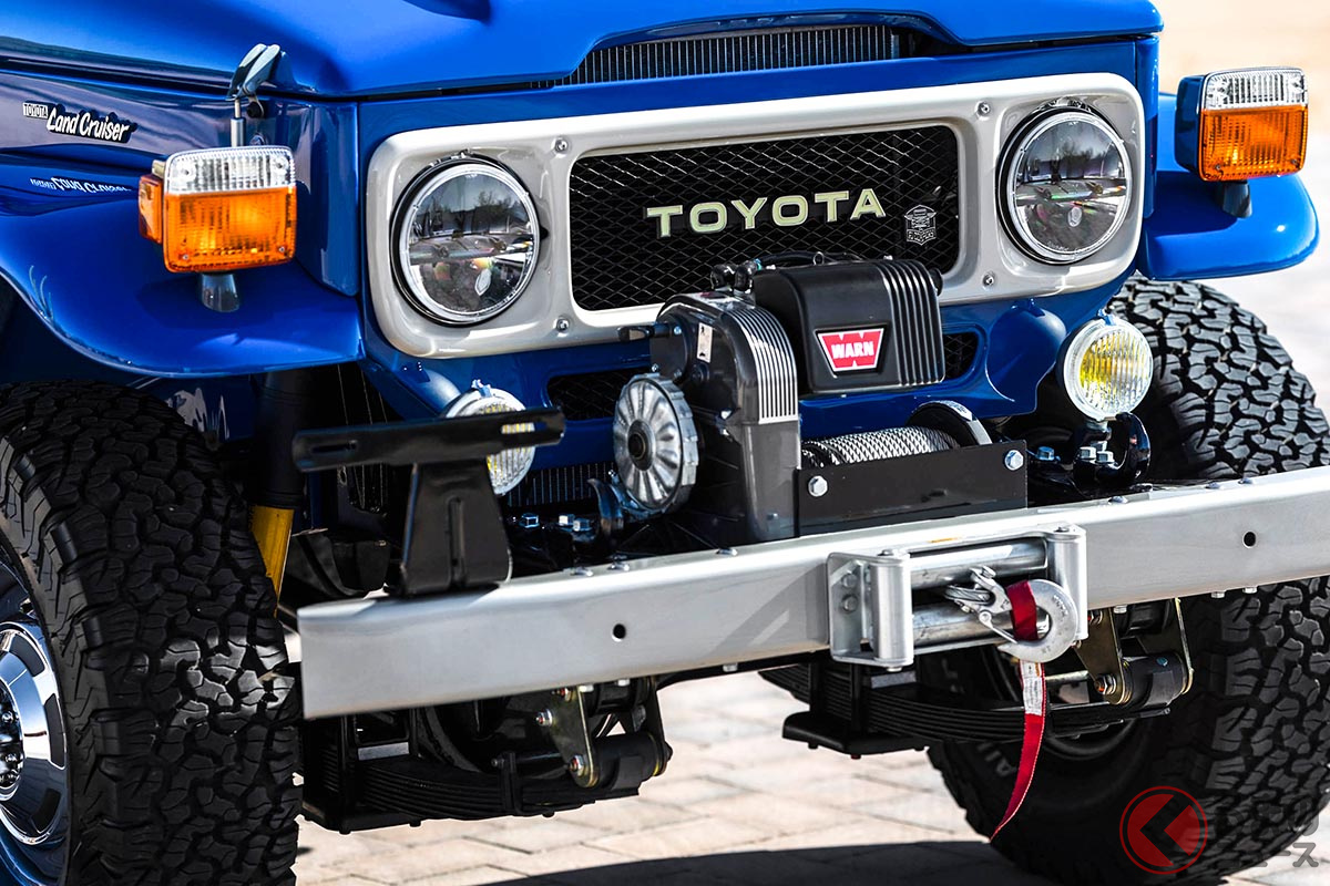 北米で人気の高い40系「ランドクルーザー」だが、今回オークションに登場したのは、レストモッドされた個体であった(C)2021 Courtesy of RM Sotheby's